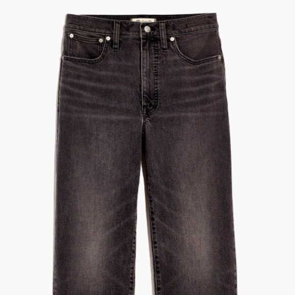 Madewell | Perfect Vintage Straight Jeans in Cosner Wash (Faded Black) 26W - Picture 1 of 5